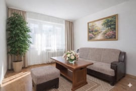 2 kambarių butas, kurį būtų galima lengvai perdaryti į patogų 3 kambarių butą