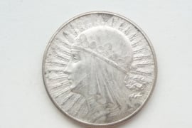 Sidabrinė moneta 10 zlotų