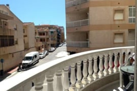 Apartamentas su terasa, Alicante provincijoje, Torrevieja mieste, Playa del Acequión rajone. 3 kamba