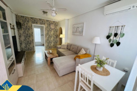 Renovuotas bungalas su bendru baseinu, Alicante provincijoje, Orihuela Costa mieste. 3 kambariai | 8