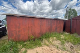 Parduodu metalinį garažą išsivežimui (be vietos), 6×4 m.