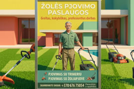 Žolės pjovimas