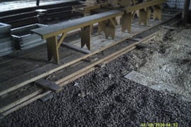 Dvigubo pjovimo sausos lentos 40x15x6000 mm