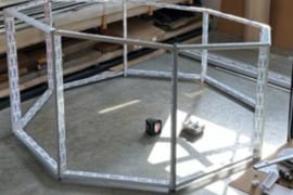 Konstrukcija Rotonda (detalių, ruošinių komplektas)