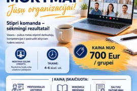 VIDINIAI MOKYMAI JŪSŲ ORGANIZACIJAI – SPECIALUS VASAROS PASIŪLYMAS!