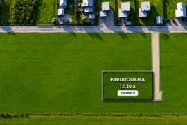 Kretingos r. sav., Vydmantuose, Kiauleikių k., parduodamas namų valdos sklypas