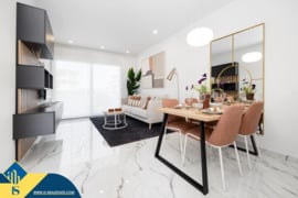 Apartamentas su bendru baseinu, Alicante provincijoje, San Miguel de Salinas mieste. 3 kambariai | 1
