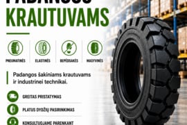 PADANGOS KRAUTUVAMS, INDUSTRINEI IR ŽEMĖS ŪKIO TECHNIKAI