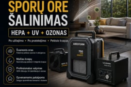 PELĖSIO SPORŲ ORE ŠALINIMAS