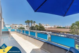 Penthouse apartamentas su bendru baseinu, Alicante provincijoje, Torrevieja mieste, Playa de los Loc