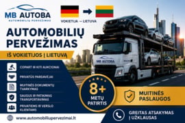 AUTOMOBILIU GABENIMAS IS VOKIETIJOS