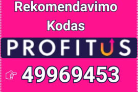 PROFITUS Rekomendavimo Kodas 49969453 - 25€ Dovana! (2026)