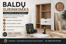 Baldų surinkimas