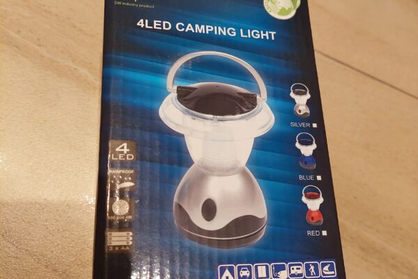 Led žibintas stovyklavimui