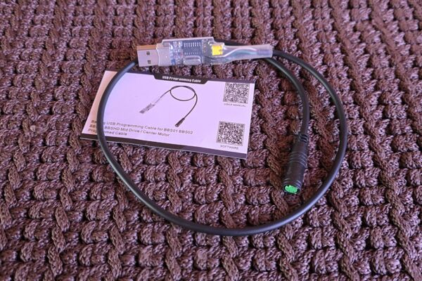 Bafang variklio Usb programavimo kabelis