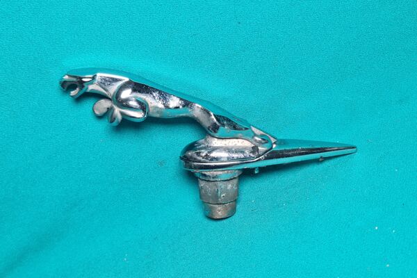 Jaguar hood ornament, Jaguar F-Type Kitas Autodalys