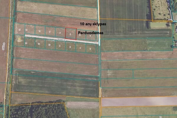 Parduodamas 10 arų sklypas Mildos g. 5, Vaivadų sen., Panevėžio raj.