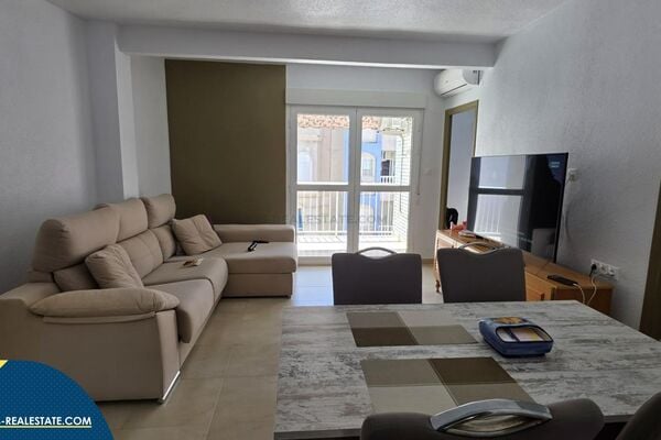Apartamentas su terasa, Alicante provincijoje, Torrevieja mieste, Playa de los Locos rajone. 4 kamba