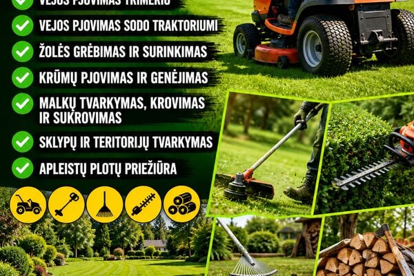 Vejos ir sklypo tvarkymas
