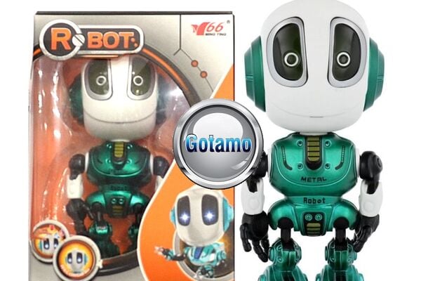 Interaktyvus robotas Ming Ying V66, kuris kartoja žodžius – Žalias