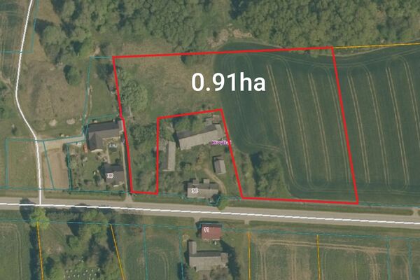 Parduodamas žemės ūkio paskirties sklypas Klykolių kaime(Akmenės raj)