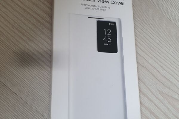 Samsung s22 ultra originalus smart wiev dėklas