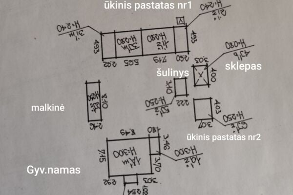Parduodamas namas Raseinių r., Naujokų k. 
