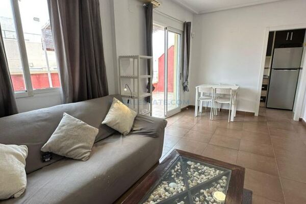 Penthouse apartamentas su terasa, Alicante provincijoje, Torrevieja mieste. 3 kambariai | 75 m² | 1 