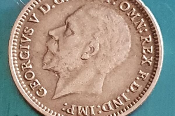  Sidabrinė 3 pensų moneta (Didžioji Britanija, Karalius Jurgis V)