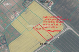 58.05 a sklypas Šiaulių r. sav., Sauginiai (Kužių sen.), Tilto g.