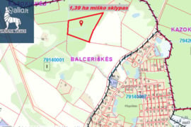1.39 a sklypas Elektrėnų sav., Pilypiškės
