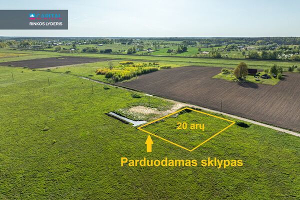 20.0 a sklypas Vilniaus r. sav., Murlinė, Bijūnų g.