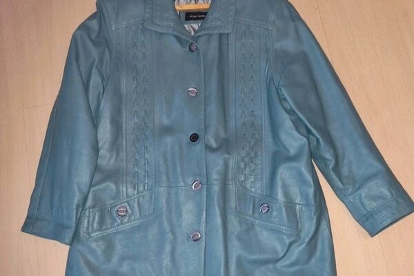 Vintage 90s natūralios odos striukė AlesSandro, klasikinė, soft leather