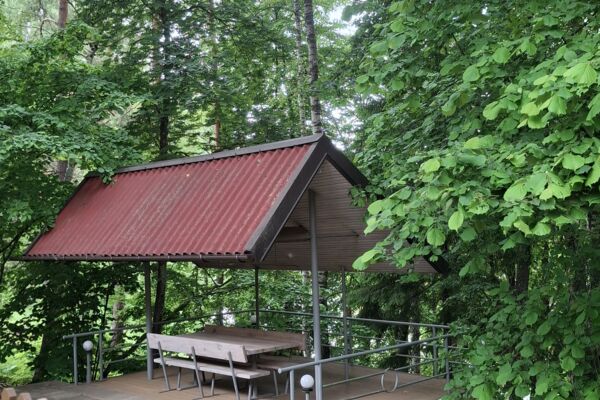 Gyvenamas namas sodų bendrijoje prie miško