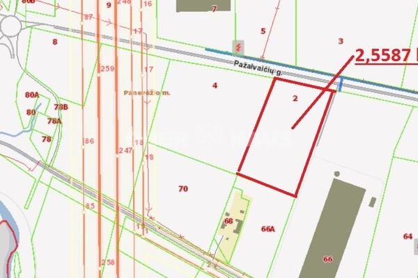 255.87 a sklypas Panevėžys, Panevėžys, Pažalvaičių g.