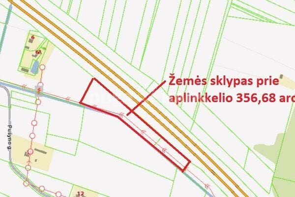 390.60 a sklypas Panevėžio r. sav., Šilagalys (Raguvos sen.)