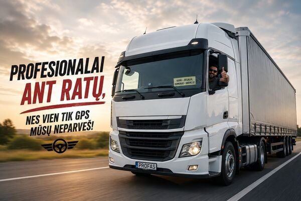 Darbas Ce Kategorijos Vairuotojams