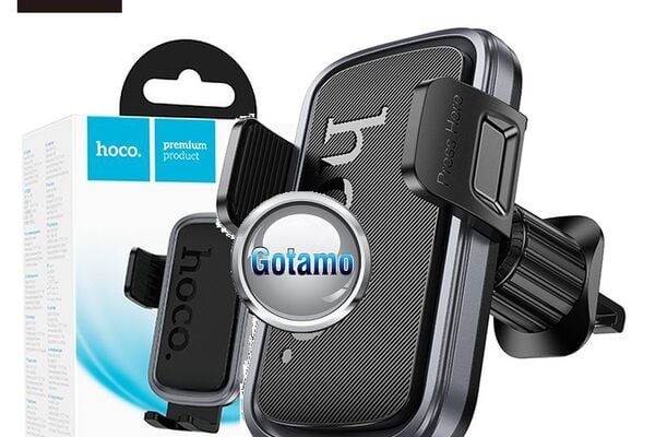 Prie grotelių tvirtinamas auto laikiklis telefonui Hoco Air Outlet Pro