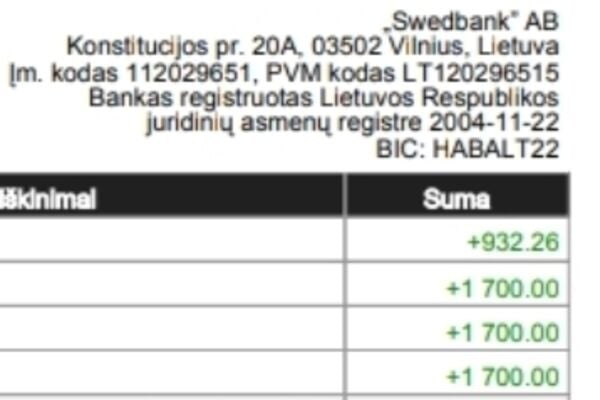 Ši paskola skirta jūsų finansiniam atsigavimui.