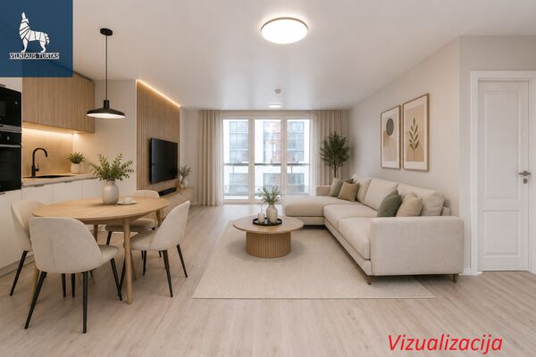 3 kamb. butas Vilnius, Šnipiškės, Daugėliškio g.