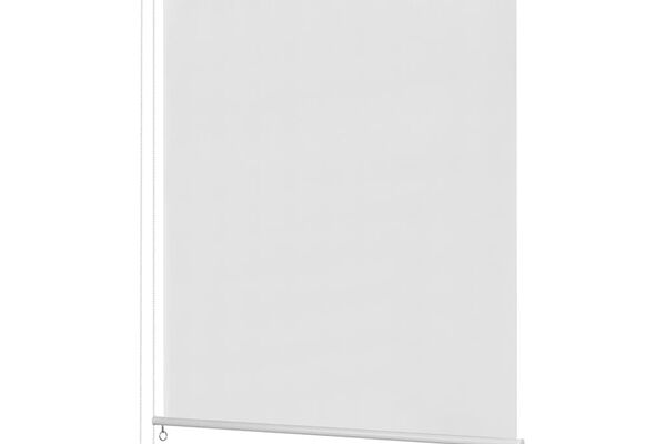 vidaXL Lauko roletas, 165 (plotis) x 230 (aukštis) cm, baltos spalvos