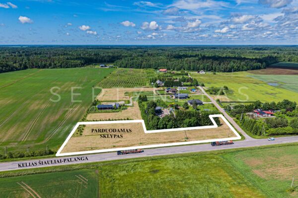 Parduodamas Komercinis 69 a. ploto žemės sklypas Rubulių k., netoli Kretingos!