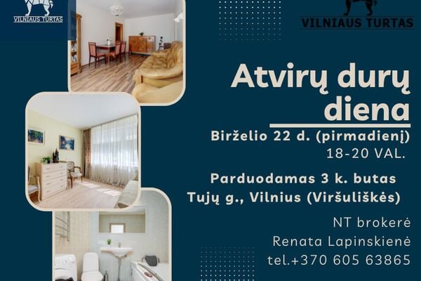 3 kamb. butas Vilnius, Viršuliškės, Tujų g.