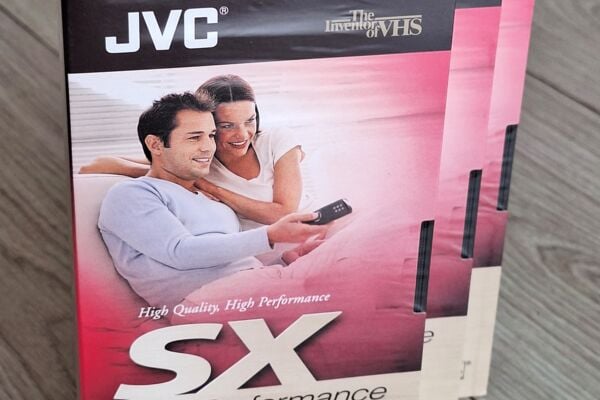 Originalios Jvc E-180 Vhs kasetės 180 min. Naujos