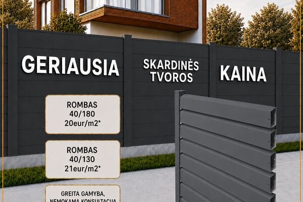 Geriaus skardinės tvoros kainą!!!!