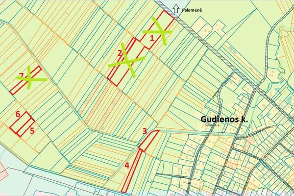 Parduodama žemė Gudienos km., Kaišiadorių r.