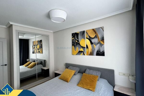 Apartamentas su bendru baseinu, Alicante provincijoje, Torrevieja mieste. 3 kambariai | 57 m² | 1 ki