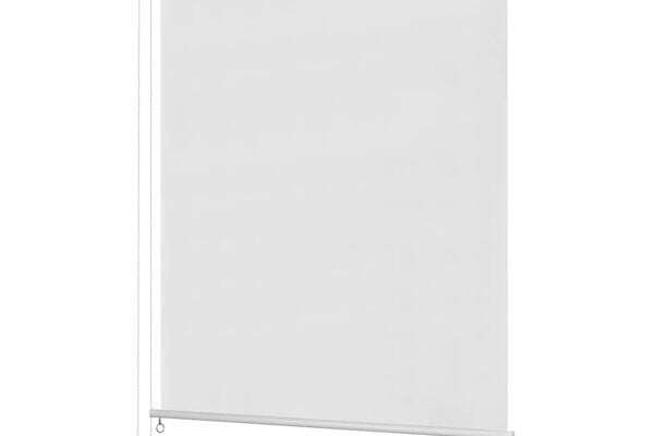 vidaXL Lauko roletas, 165 (plotis) x 230 (aukštis) cm, baltos spalvos