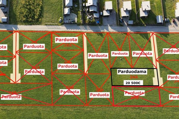 Kretingos r. sav., Vydmantuose, Kiauleikių k., parduodamas namų valdos sklypas