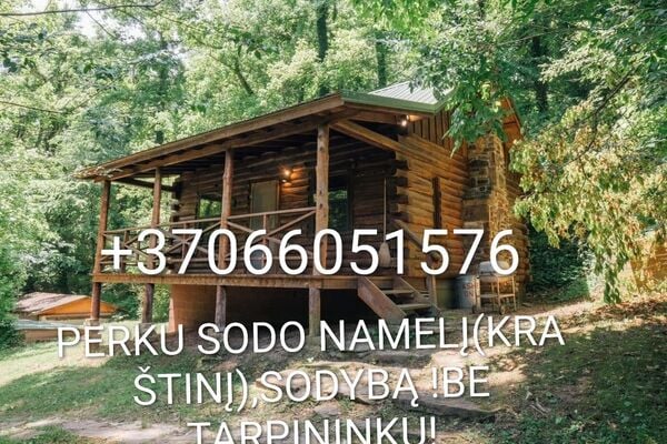 Perku Ignalinos,Švenčionių,Utenos,Molėtų r.sodybą,kiln.namą su sklypu,sodo namelį